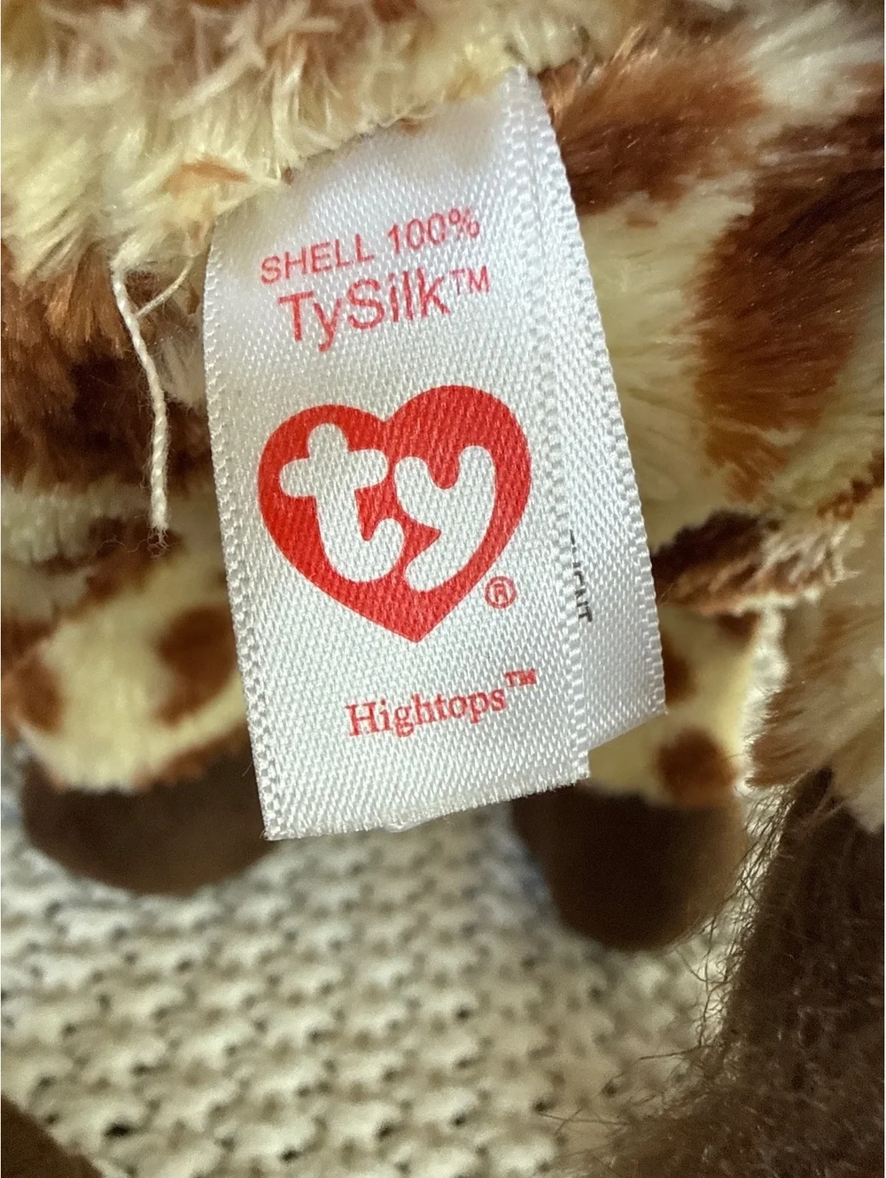 Ty Beanie Baby Giraffe Plush Stuffed Animal